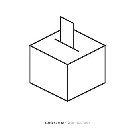 Premium Vector | Election box icon design voting ballot box icon vector ...