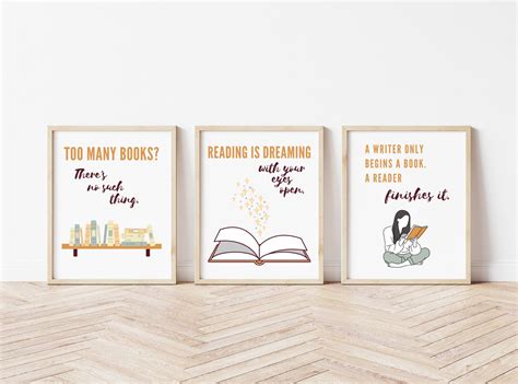 Reading Poster Set Middle School English Classroom Decor - Etsy