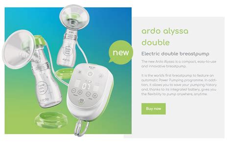 Ardo Alyssa Double Electric Breast Pump | 2 years warranty | Made in Switzerland