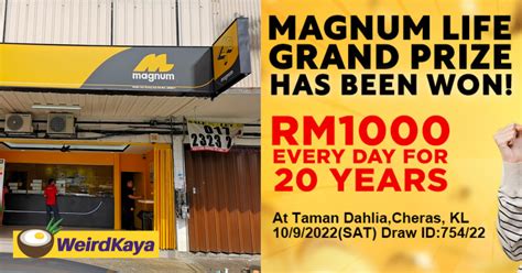 M'sian Woman Wins Magnum Life Grand Prize Of RM1000 Everyday With KungFu Stampcard Campaign ...