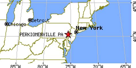 Perkiomenville, Pennsylvania (PA) ~ population data, races, housing & economy