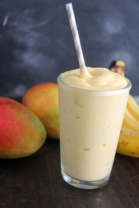 Mango Banana Smoothie Recipe - Cooked by Julie
