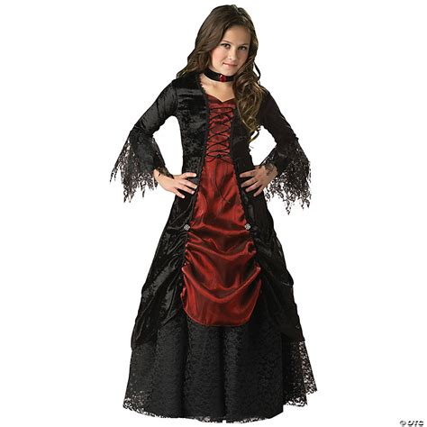 Gothic Vampire Costume For Girls