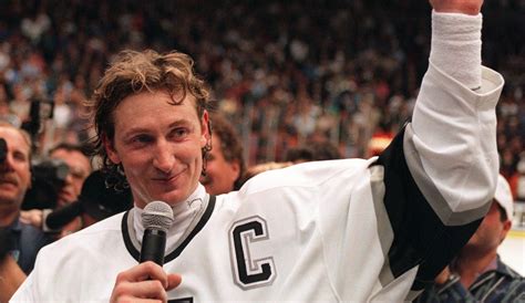 March 23, 1994. Wayne Gretzky passes Gordie Howe for the NHL's all-time goals record. : r ...