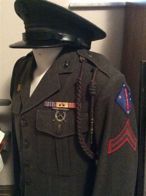 Original WWII Marine Raider USMC First Marine Amphibious Corps (I MAC) Winter Service Dress ...