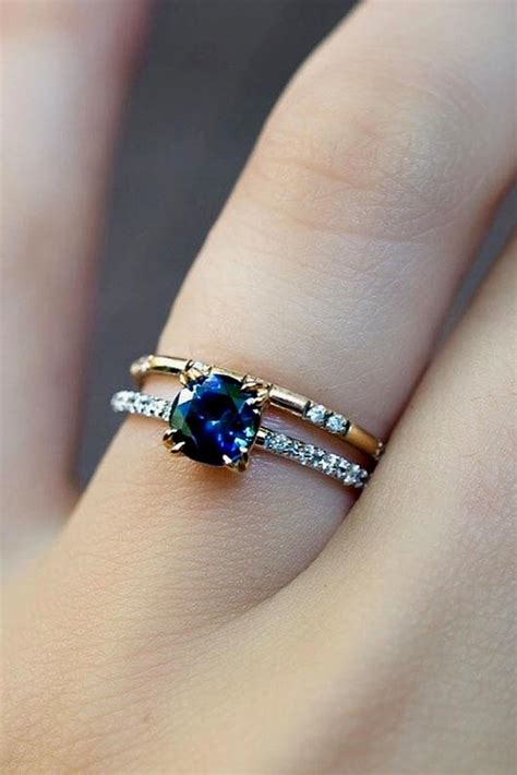 45 Magnificent Sapphire Engagement Rings | Oh So Perfect Proposal