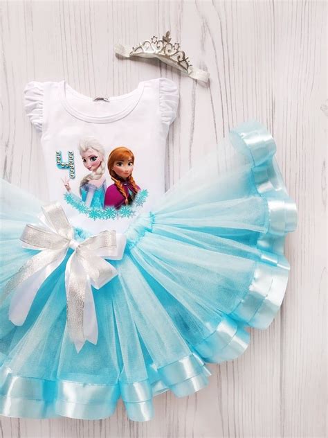 Baby Girl Birthday Gift Idea Blue Dress Princess Party Tulle | Etsy | Baby girl birthday, Frozen ...