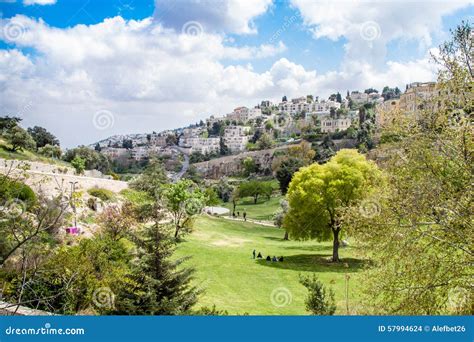 Gehenna (Hinnom) Valley Near The Old City Of Jerusalem Stock Photo ...