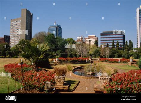 Harare Public Gardens and city skyline Harare Zimbabwe Africa D C Poole Stock Photo - Alamy