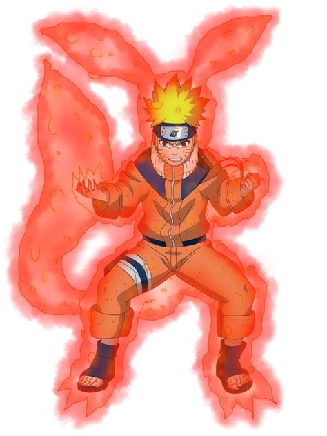 an image of a cartoon character that appears to be in the style of naruto