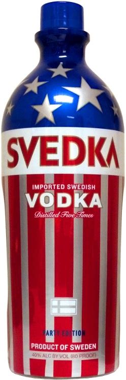 Svedka Vodka's patriotic package - expect it before early July! #SvedkaVodka #Svedka #Vodka ...