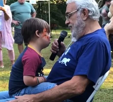 Grandpa sings beautiful song to boy with special needs and it’s melting the internet’s heart