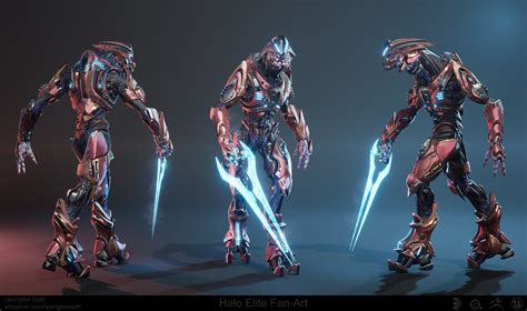 Halo Elite Fan art in UE4! — polycount