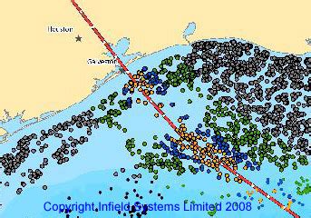 Offshore Hurricane Mapping and GIS for Oil and Gas Field rig and platform installations