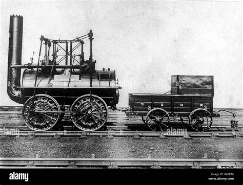 George Stephenson s Locomotion No 1 used to open the Stockton and Darlington Railway c 1825 ...