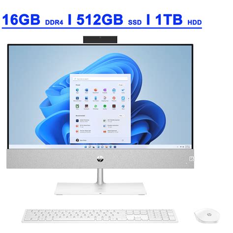 HP Pavilion 24 Premium All-in-One Desktop 23.8" FHD IPS Anti-glare 13th ...