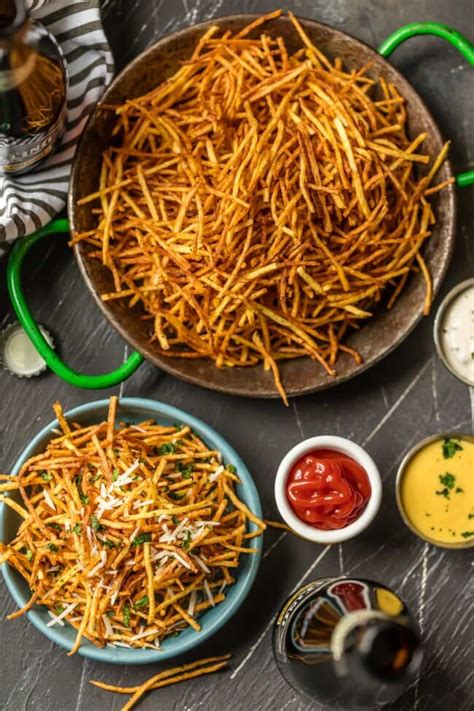 Shoestring Fries (Julienne Fries) - The Cookie Rookie