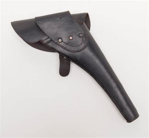 Very good original U.S. issue Civil War holster for Colt 1860 Army marked “made by J. Pittman” on