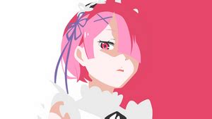 Rem - Re:Zero Minimalist Wallpaper by Yuki-Neh on DeviantArt