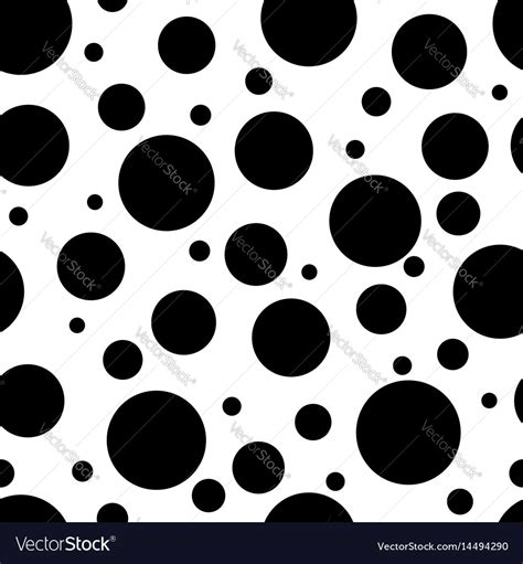 Black circles on white background Royalty Free Vector Image