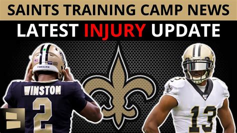 Michael Thomas Injury Update + Saints Training Camp News On Jameis Winston, Marcus Davenport ...