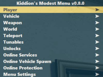 [Outdated] Kiddion's Modest External Menu