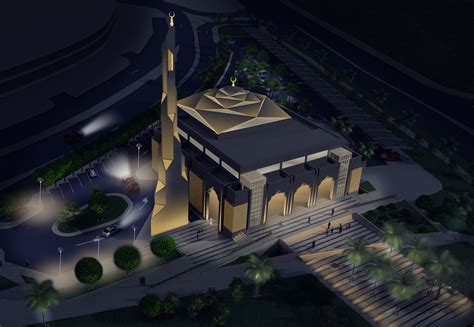 Al Aziz Mosque - Lighting Design Austria