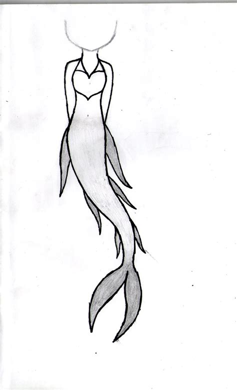 Mermaid Tail Drawing | Free download on ClipArtMag