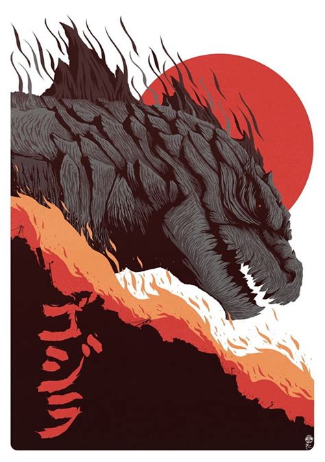 Godzilla by Jean-Baptiste Roux | Godzilla wallpaper, Godzilla tattoo, Godzilla