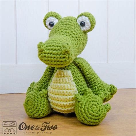 Amigurumi Pattern - Crocodile PDF Crochet Pattern - Tutorial Digital Download DIY - Crocodile ...