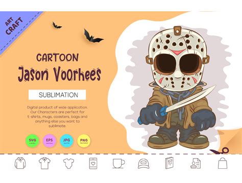 Cartoon Jason Voorhees. by Andrey KENO on Dribbble