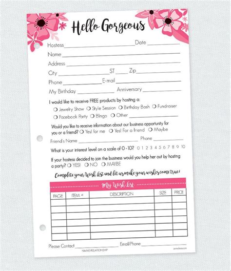 Direct Sales Survey Note pad – Penny Lacey | Selling mary kay, Mary kay printables, Mary kay party