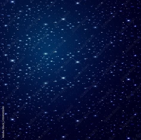 Night sky background with beautiful stars, magic stars shining on ...