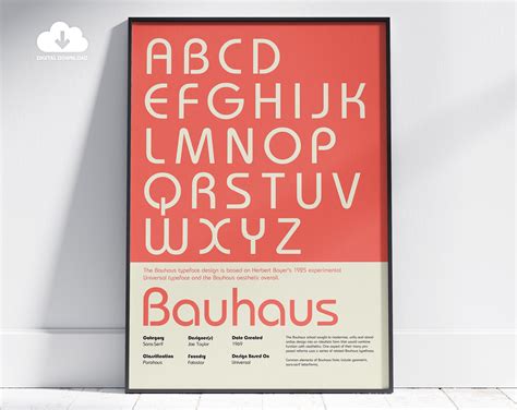 Bauhaus Typography Poster