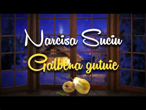 Narcisa Suciu - Galbenă gutuie (cover Nica Zaharia) - YouTube