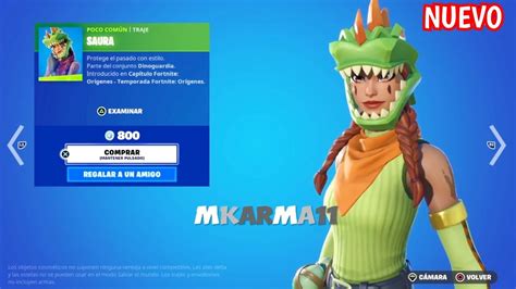 Nuevas Skins DINOSAURIOS Saura y Cazador Brillante en la Nueva Tienda ...