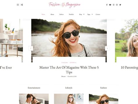 Fashion Magazine Wordpress Theme - VineThemes