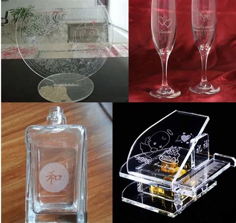 2d 3d Laser Engraving Machine Glass Block Wine Glass Bottle Laser ...