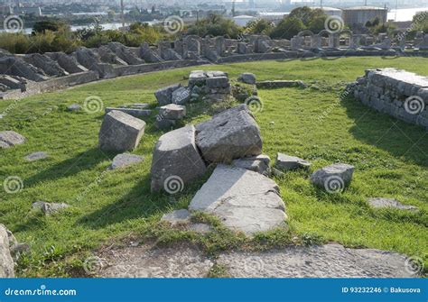 Ruins of Ancient Roman Town Salona Near Split Stock Photo - Image of culture, evening: 93232246