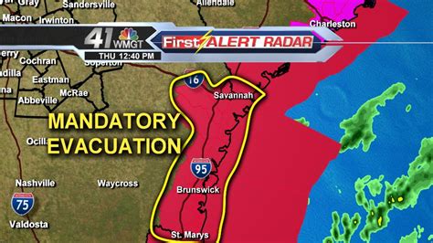 Mandatory Evacuation of 6 Coastal Georgia Counties - 41NBC News | WMGT-DT