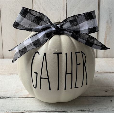 Farmhouse Fall Decor Farmhouse Decor Personalized Pumpkin - Etsy