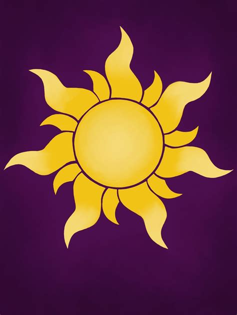 Rapunzel Sun Symbol Poster I'm Sure There's Room Somewhere Whether you're a Rapunzel fan or you ...