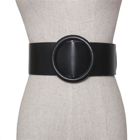 Fashion Classic round buckle Ladies wide belt Women's new design high ...