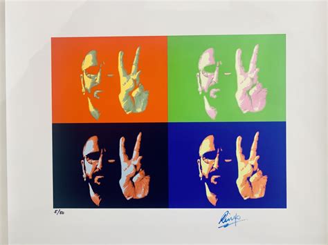 Peace & Love – Limited Edition Fine Art Print by Ringo Starr – Rock Art ...