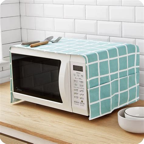 Cloth Microwave Oven Cover Household Oxygenproof Cover Microwave Dust ...