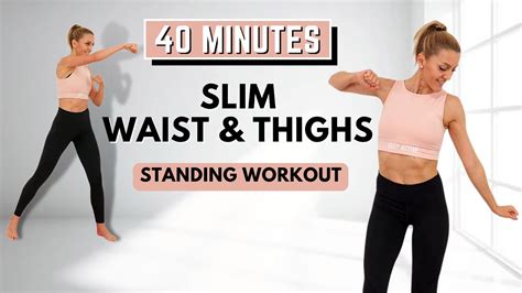 🔥40 Min SLIM WAIST & THIGH: No Jumping AB + LEG Workout🔥LOW IMPACT HIIT🔥ALL STANDING🔥NO REPEAT🔥 ...