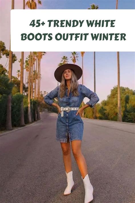 45+ Trendy White boots outfit winter | Boots outfit, Winter boots outfits, White boots outfit