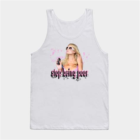 Stop Being Poor! - Paris Hilton - Tank Top | TeePublic