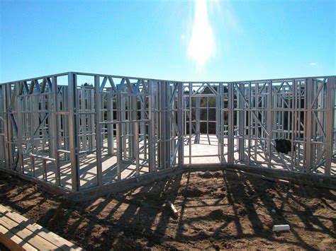 Light Gauge Steel Framing House Structure , Quick Installation Light ...