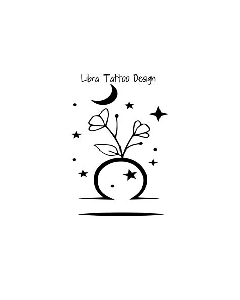 Libra Tattoo Design - Etsy